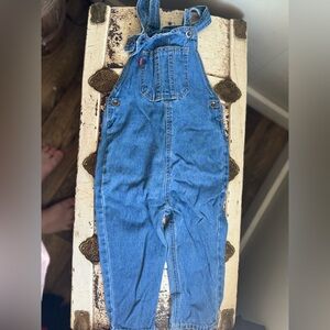 Levi's Kids Blue Denim Overalls